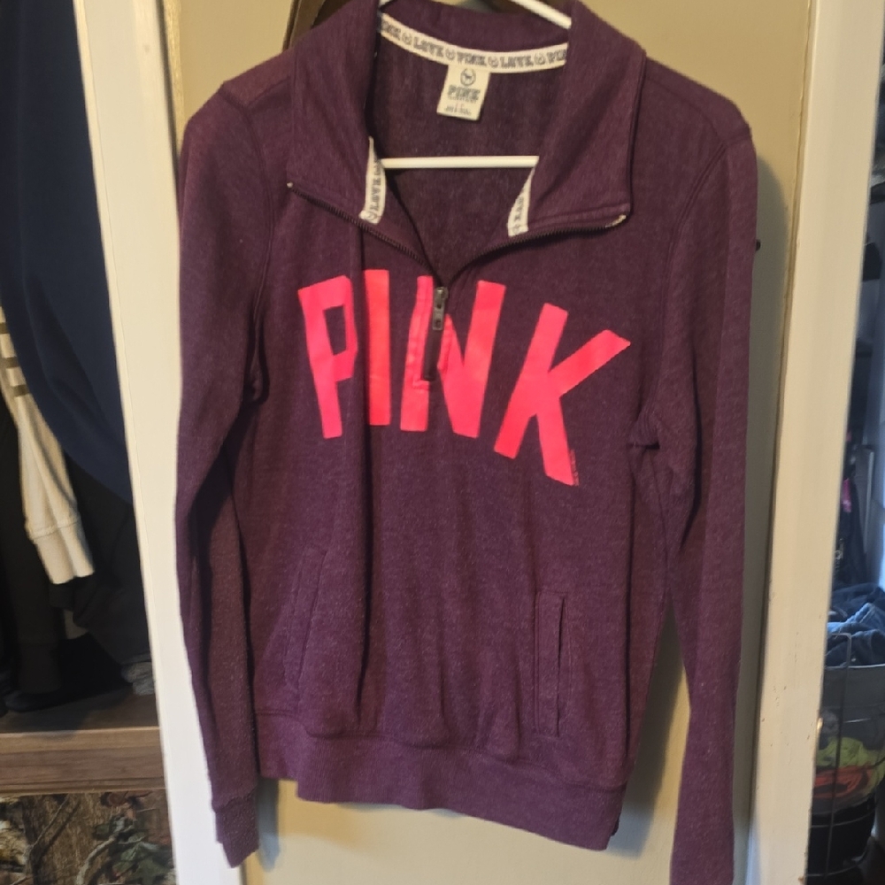 PINK Victoria's Secret Women's Purple Sweater Y2k